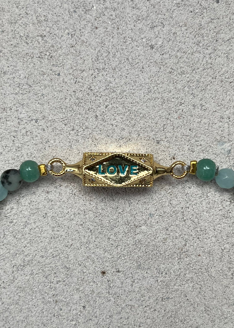 LOVE bracelet turquoise