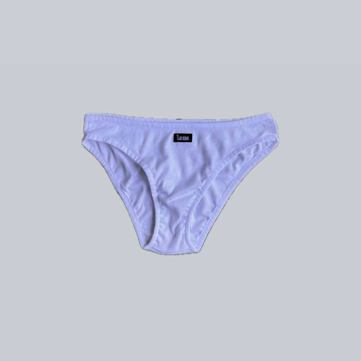 SLIP JEN WHITE / COTTON RIPPED