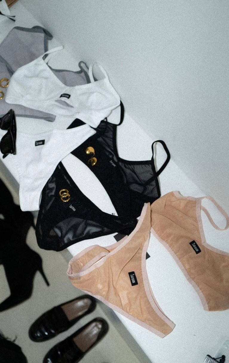 STRING JULES WHITE / COTTON RIPPED