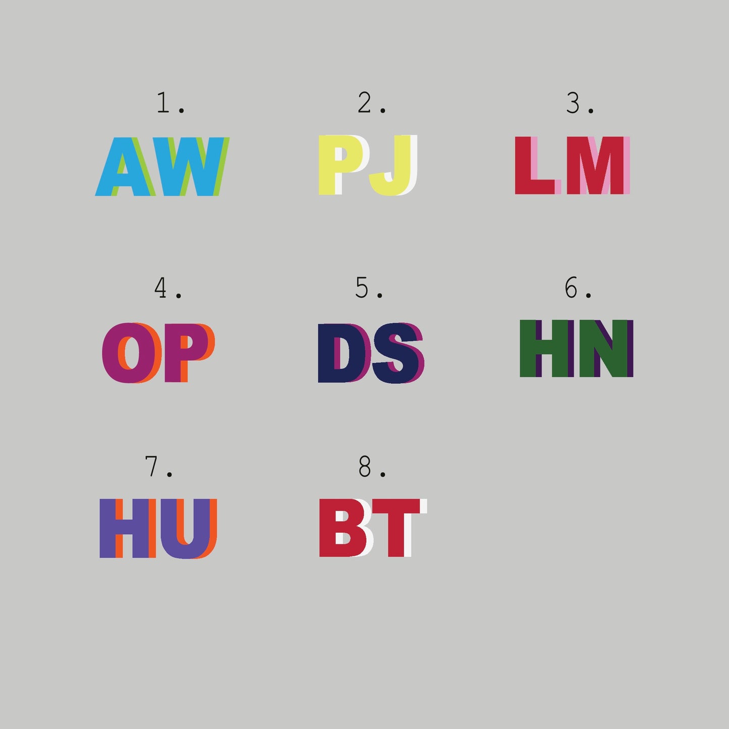 INITIALS ACCESSORY POUCH