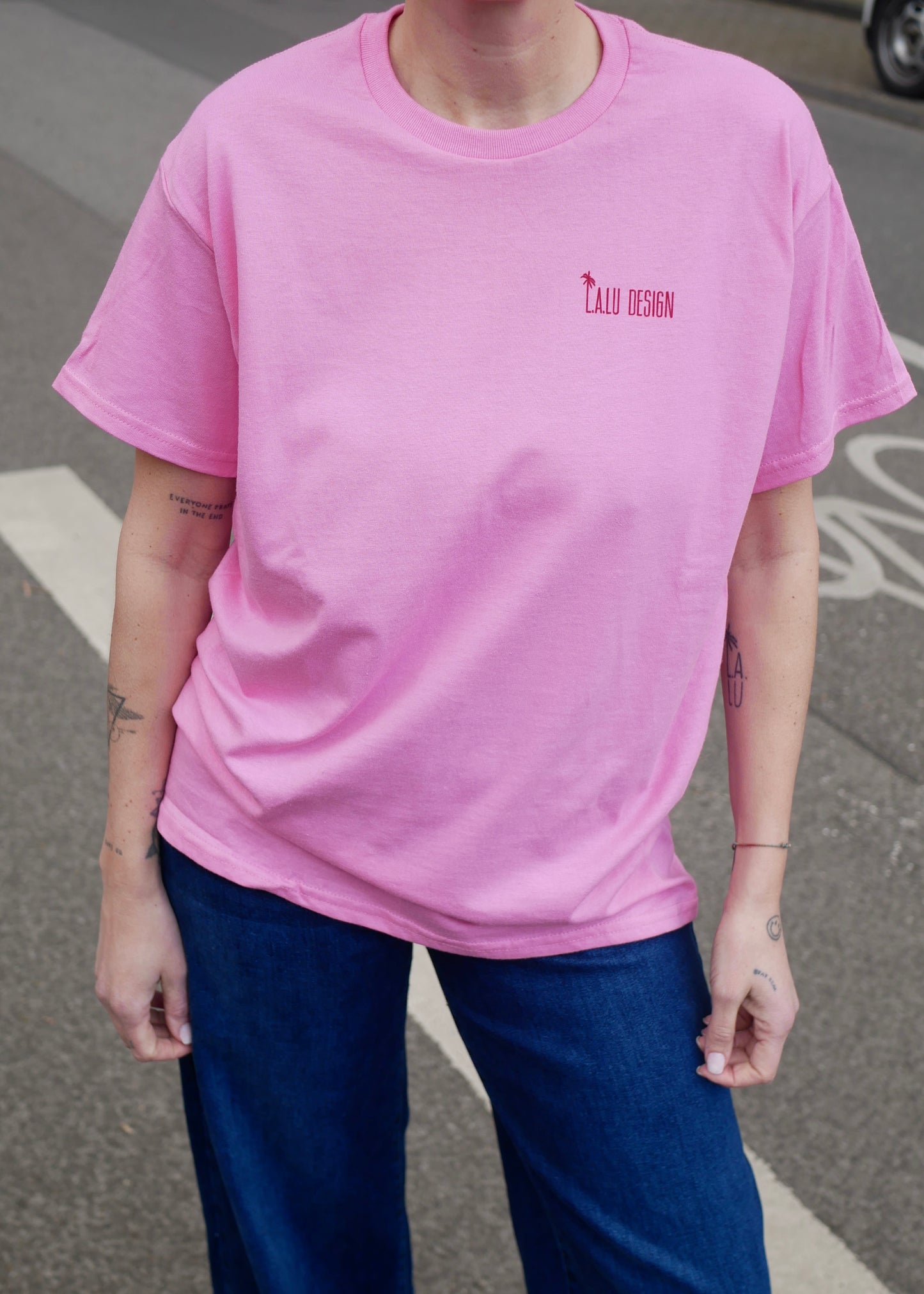 ‘BORN TO SHINE’ Shirt pink red