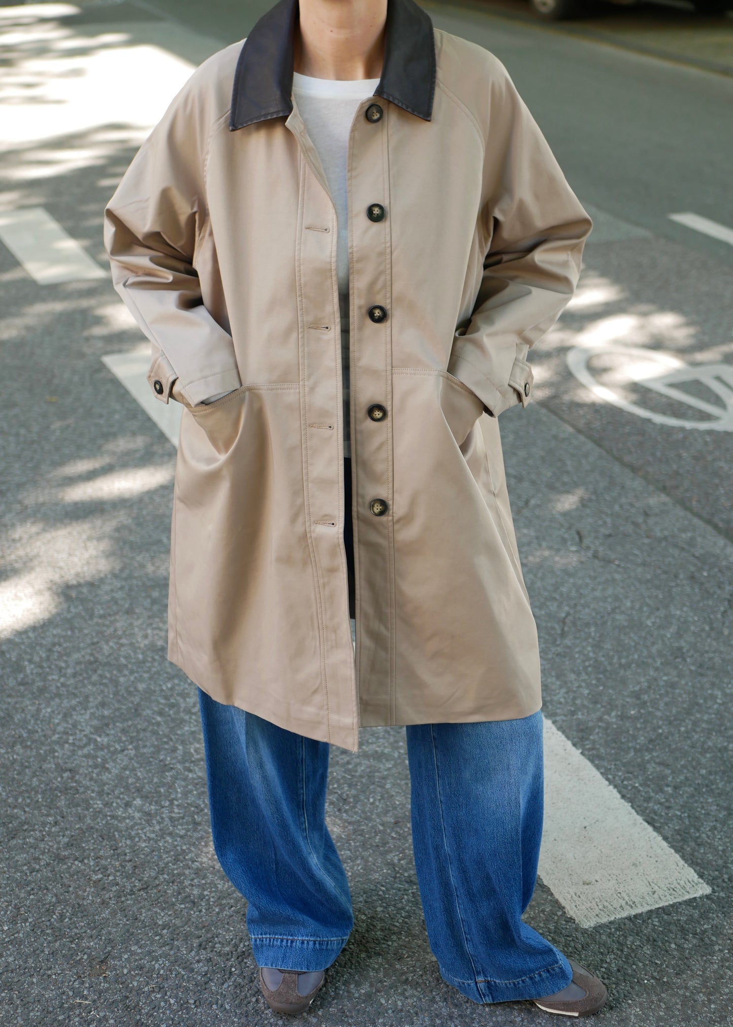 WORKER COAT beige
