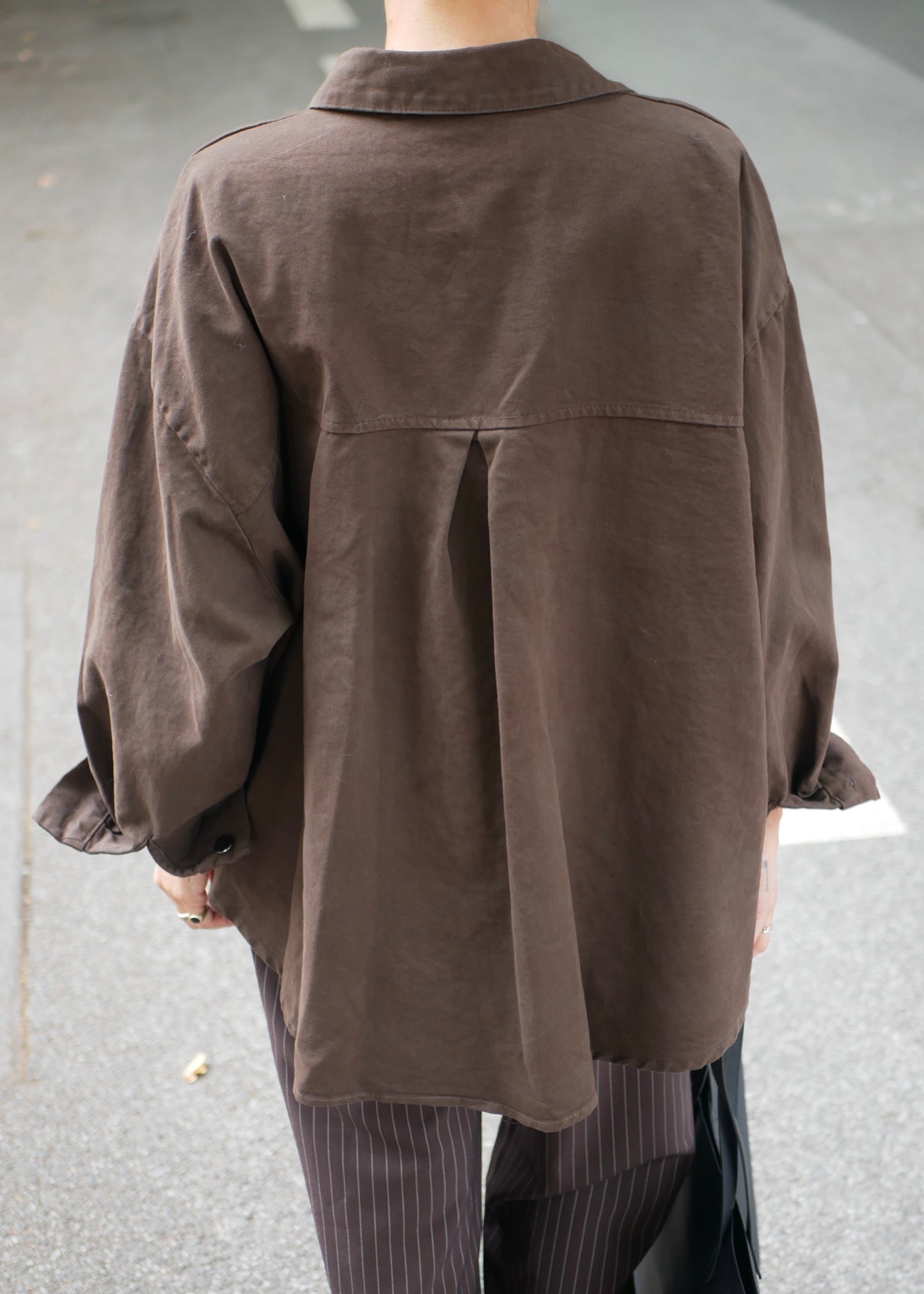 ‘THE PARKA’ Shirt chocolate