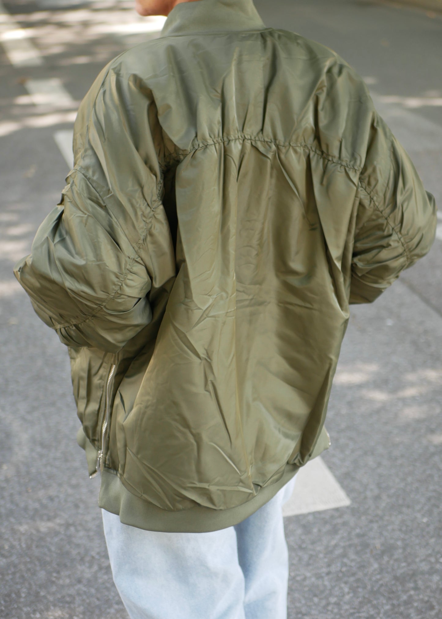 ‘KHAKI’ Nylon Bomber Classic
