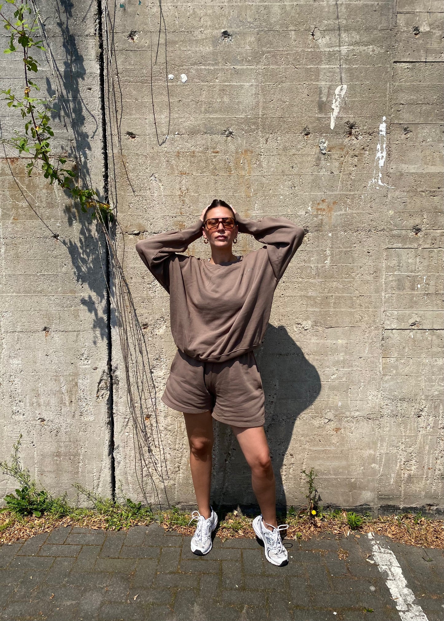 ‚GRIFFIN‘ used Shorts taupe