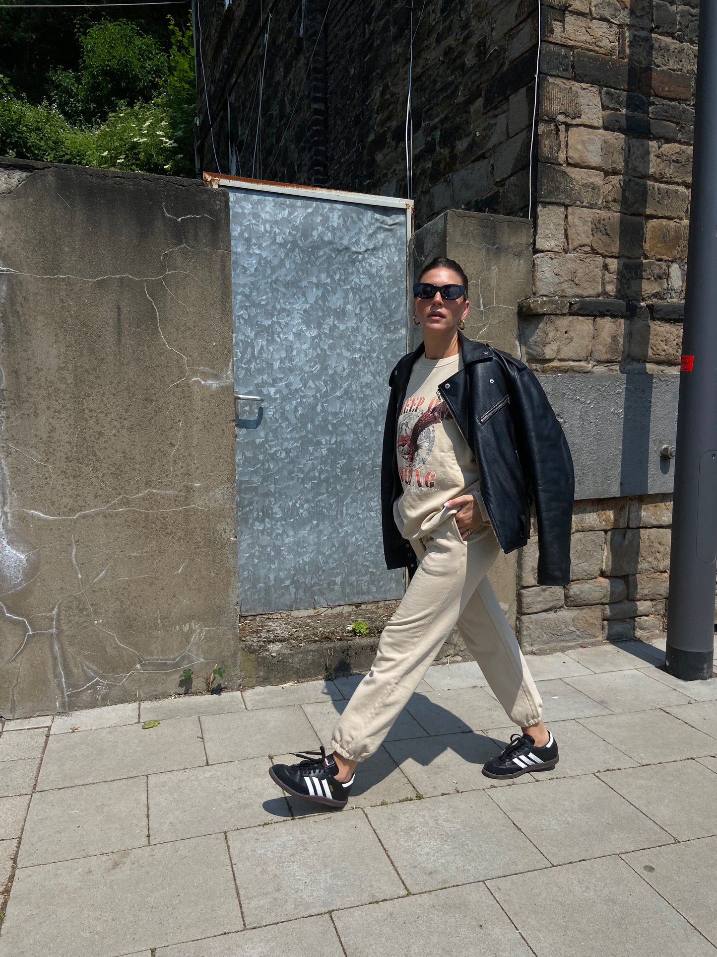 ‘KEEP ON ROCKING’ used sweater