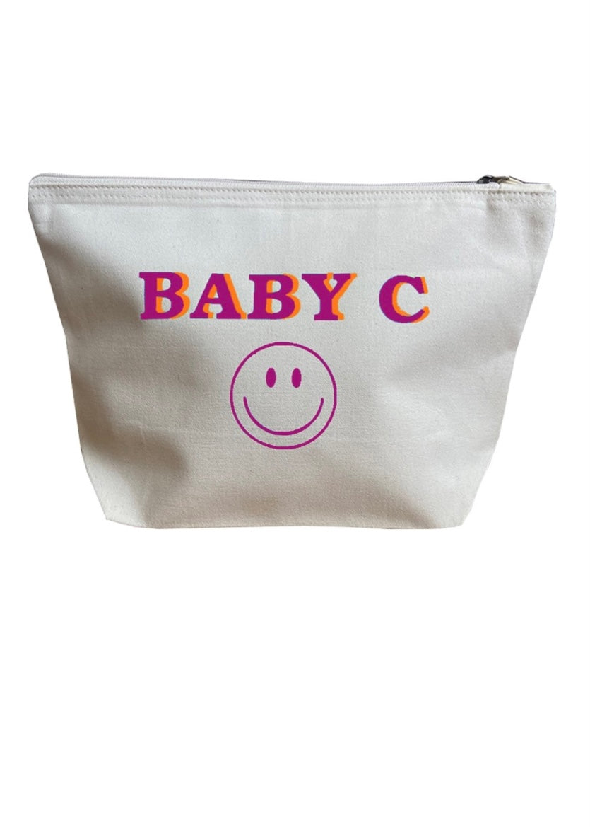 CANVAS CLUTCH choose your letter