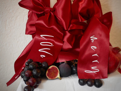 ‘X-MAS BOW’ make it your’s red