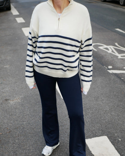 „CLASSIC ZIP KNIT“ Marine