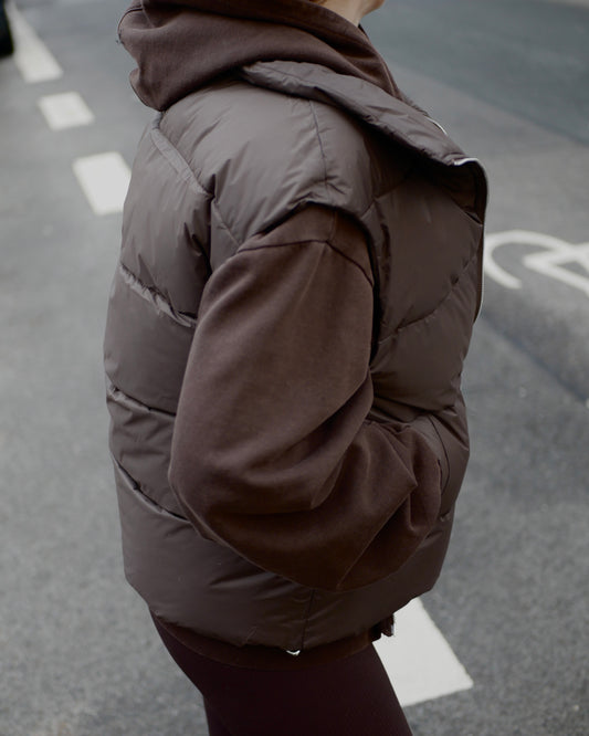 „PUFFED VEST“ chocolate