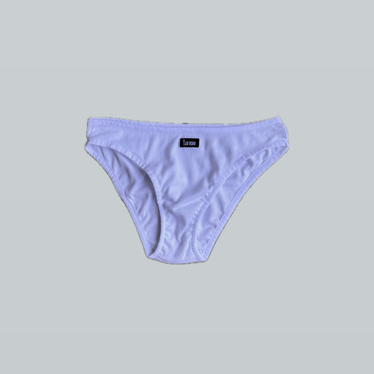 SLIP JEN WHITE / COTTON RIPPED