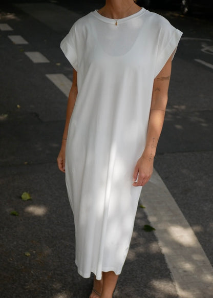SUMMER SHIRT DRESS white