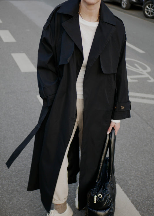 ‘Classic Trench’ black