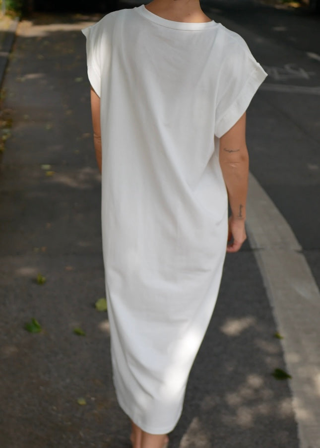 SUMMER SHIRT DRESS white