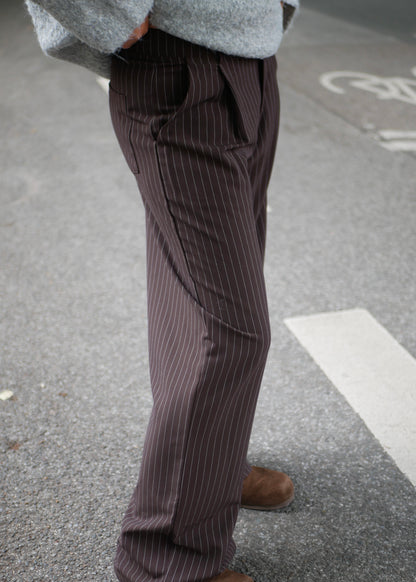 ‘THE SUIT’ pants chocolate