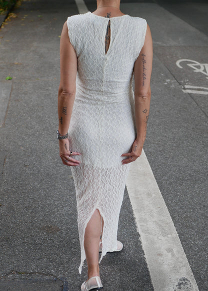 DREAMY LACE DRESS cream