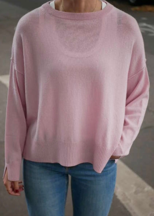 ‘THE CASHMERE’ Edition Soft Knit Pullover rosé