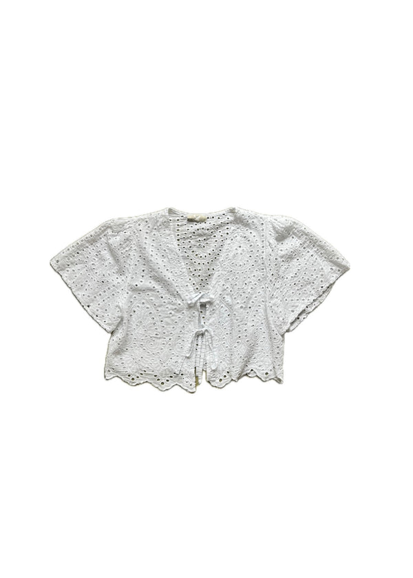 ‘LACE BLOUSE ’ White