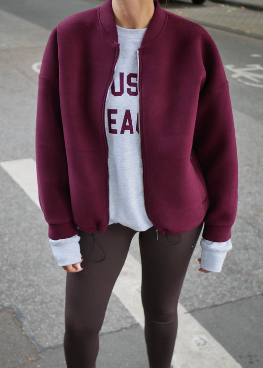 ‘CHERRY’ College Bomber Jacket