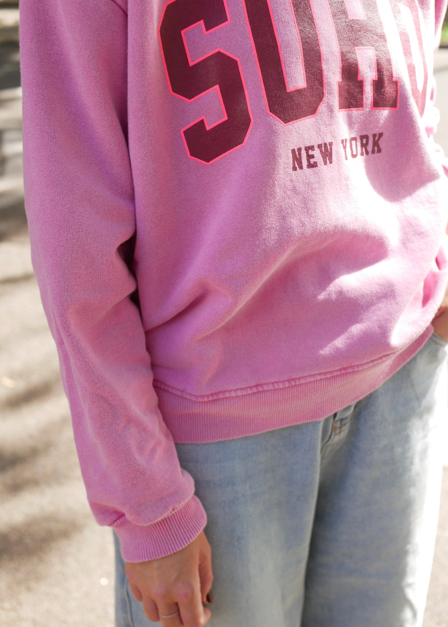 ‘SOHO‘ Sweater washed Pink
