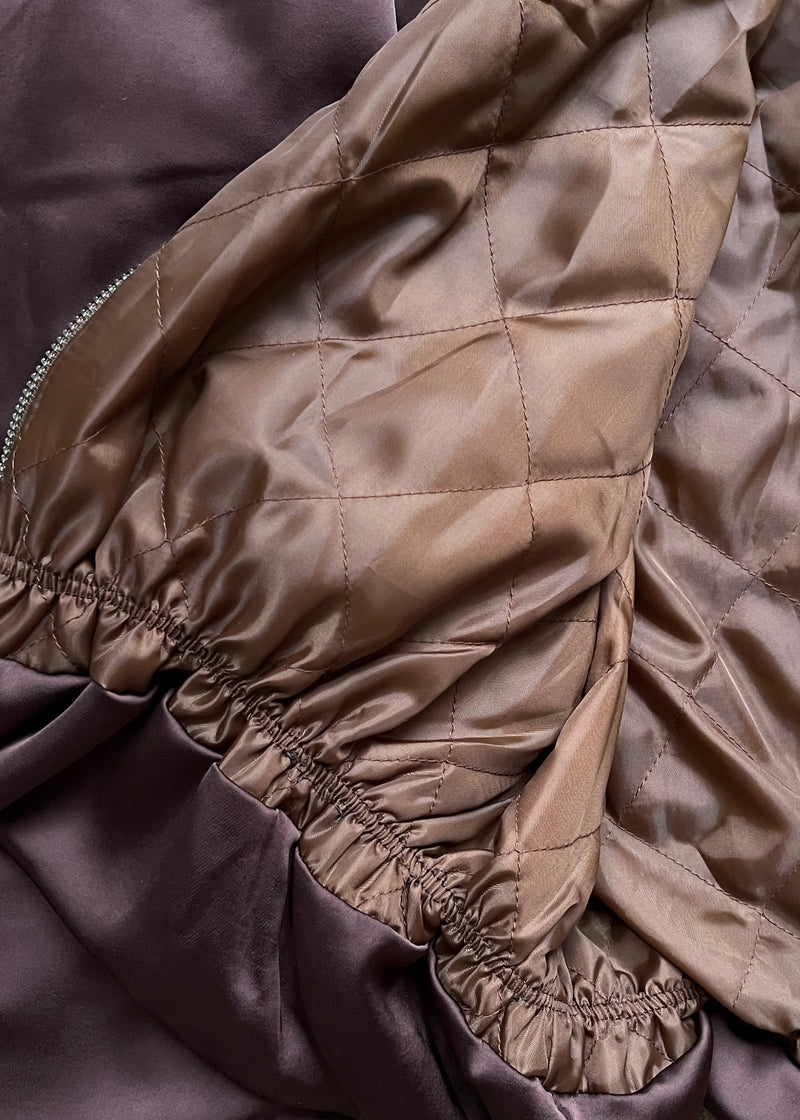 “HAZEL” Silky Bomber