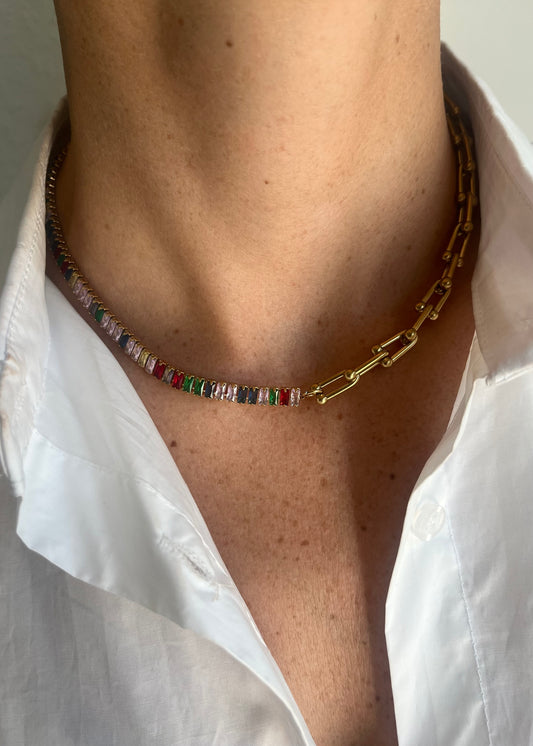 LINK Necklace Rainbow