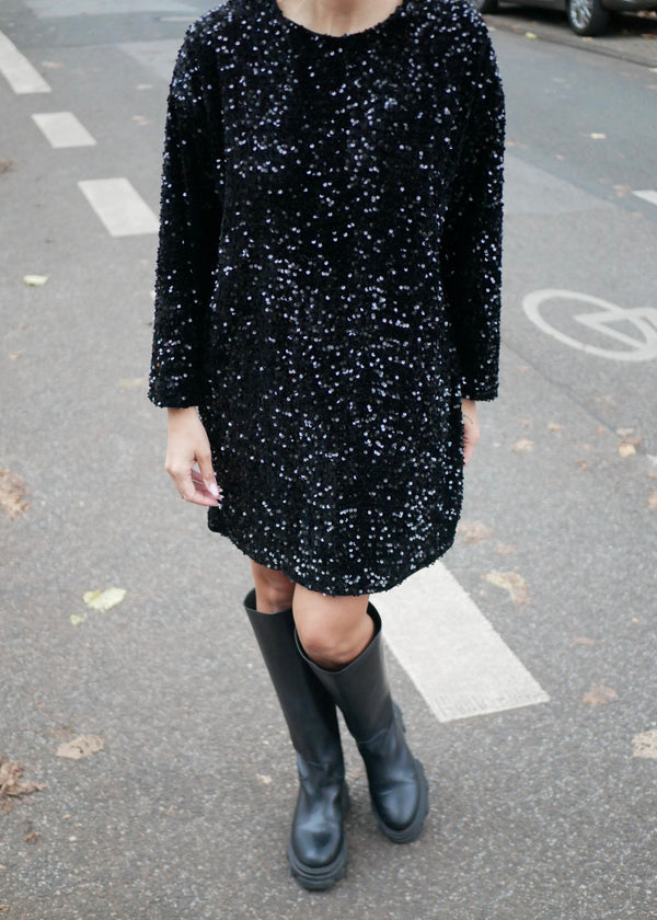 'GLAM DRESS' black