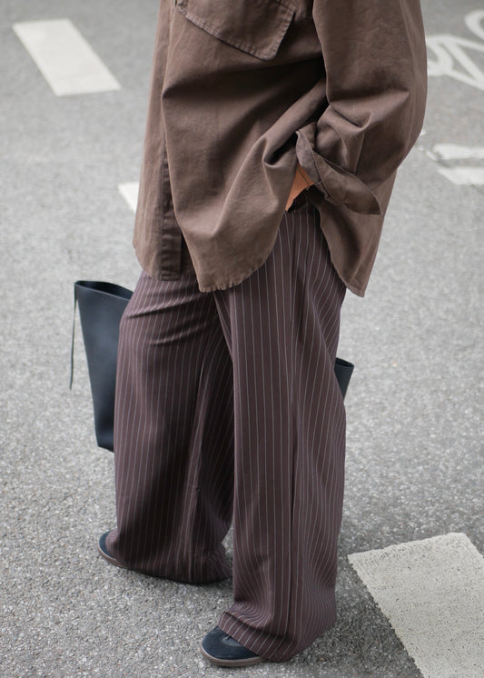 ‘THE SUIT’ pants chocolate