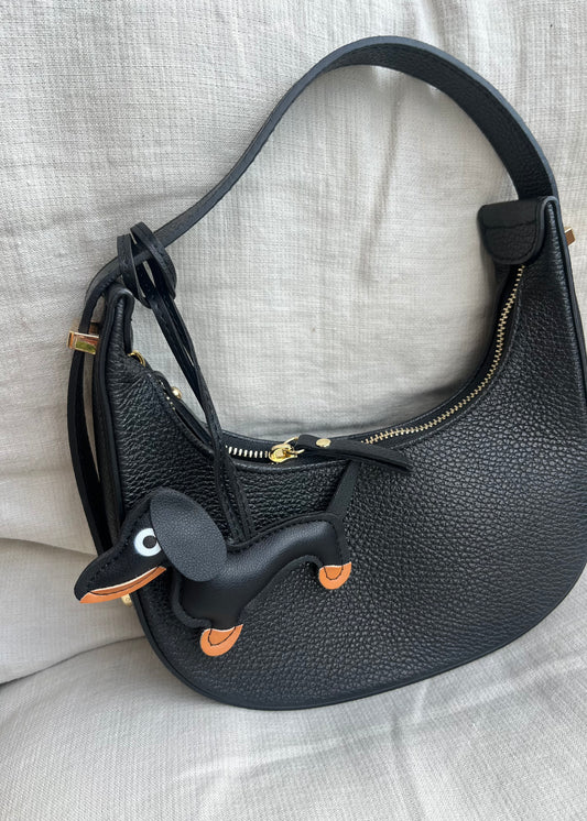 `DACHSHUND` bag accessoire black