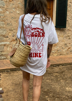‘BORN TO SHINE’ Shirt red