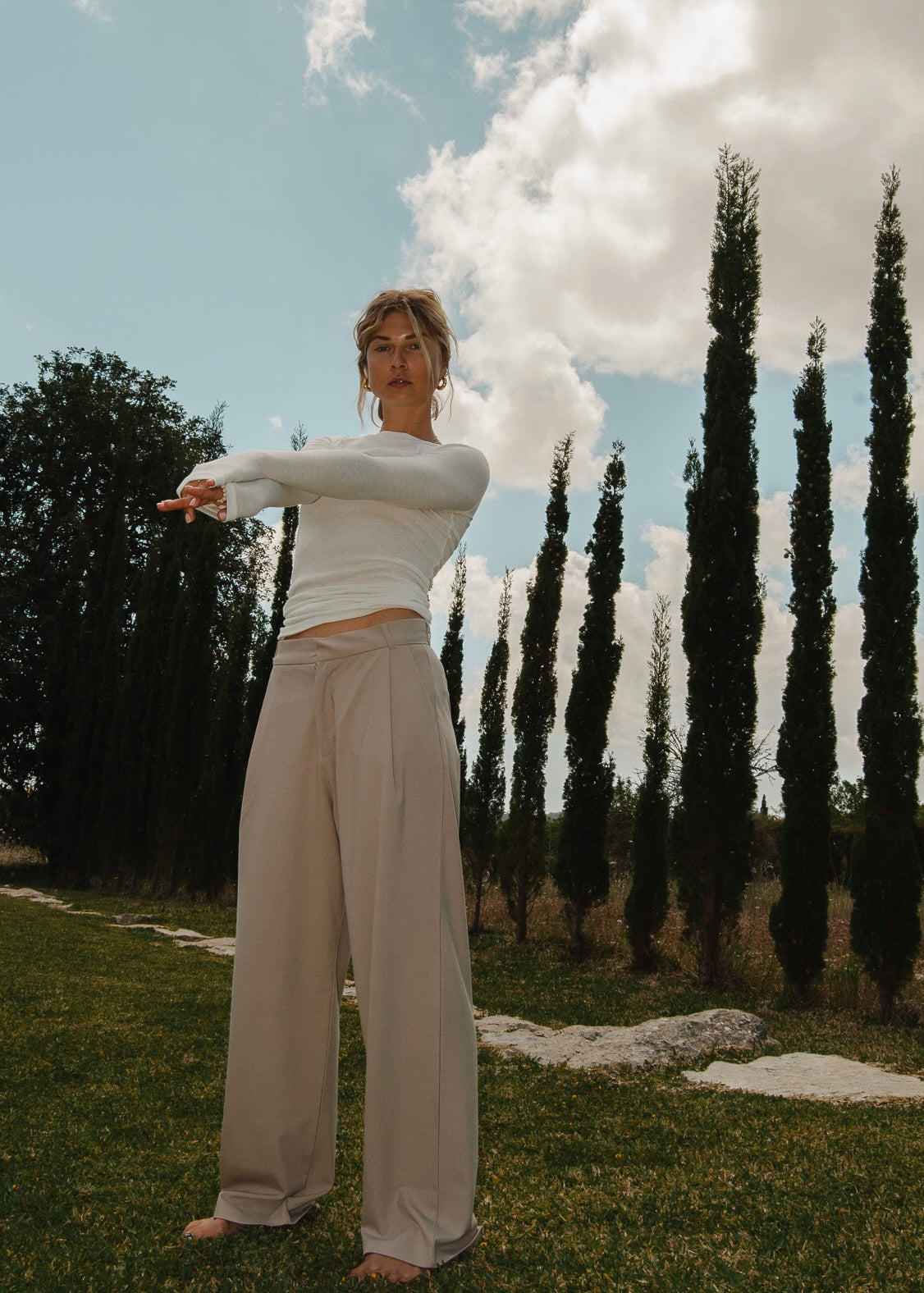 ‘MARINA' Trousers sand