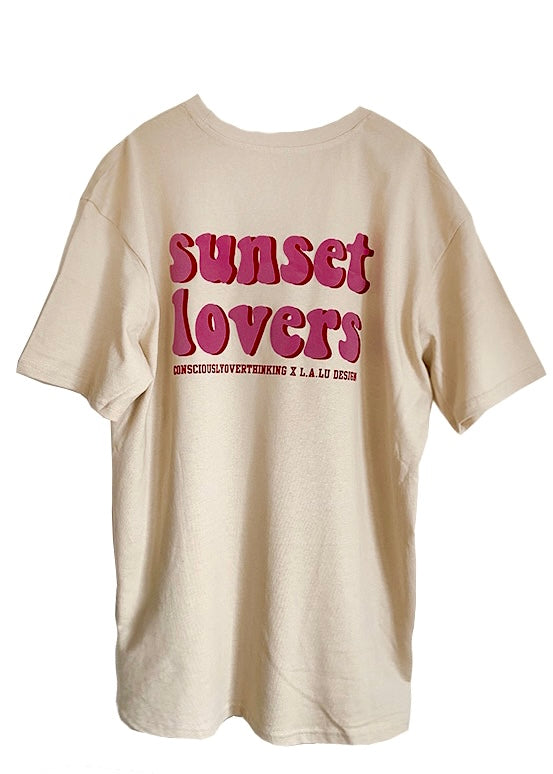 ‘SUNSET LOVERS’ Oversized Shirt